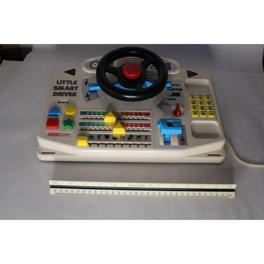 VTech Little Smart Driver 1989‎ Electronic Talking Toy TESTED, NO PHONE